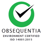 Obsequentia Environment Certified ISO 14001:2015